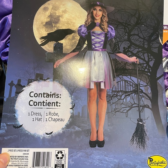 Costume witch size 8/10 médium New - Picture 1 of 6